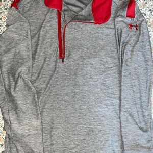 LG Grey Heather Jacket with Red Trim